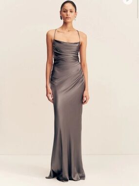 allegra lace panelled maxi dress Shona Joy Allegra Lace Paneled Maxi Dress